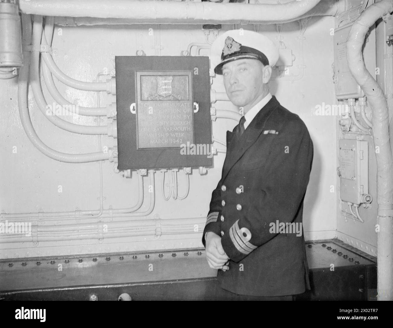 With The British Pacific Fleet August 1945 Commanding Officers And Other Personalities On 6745