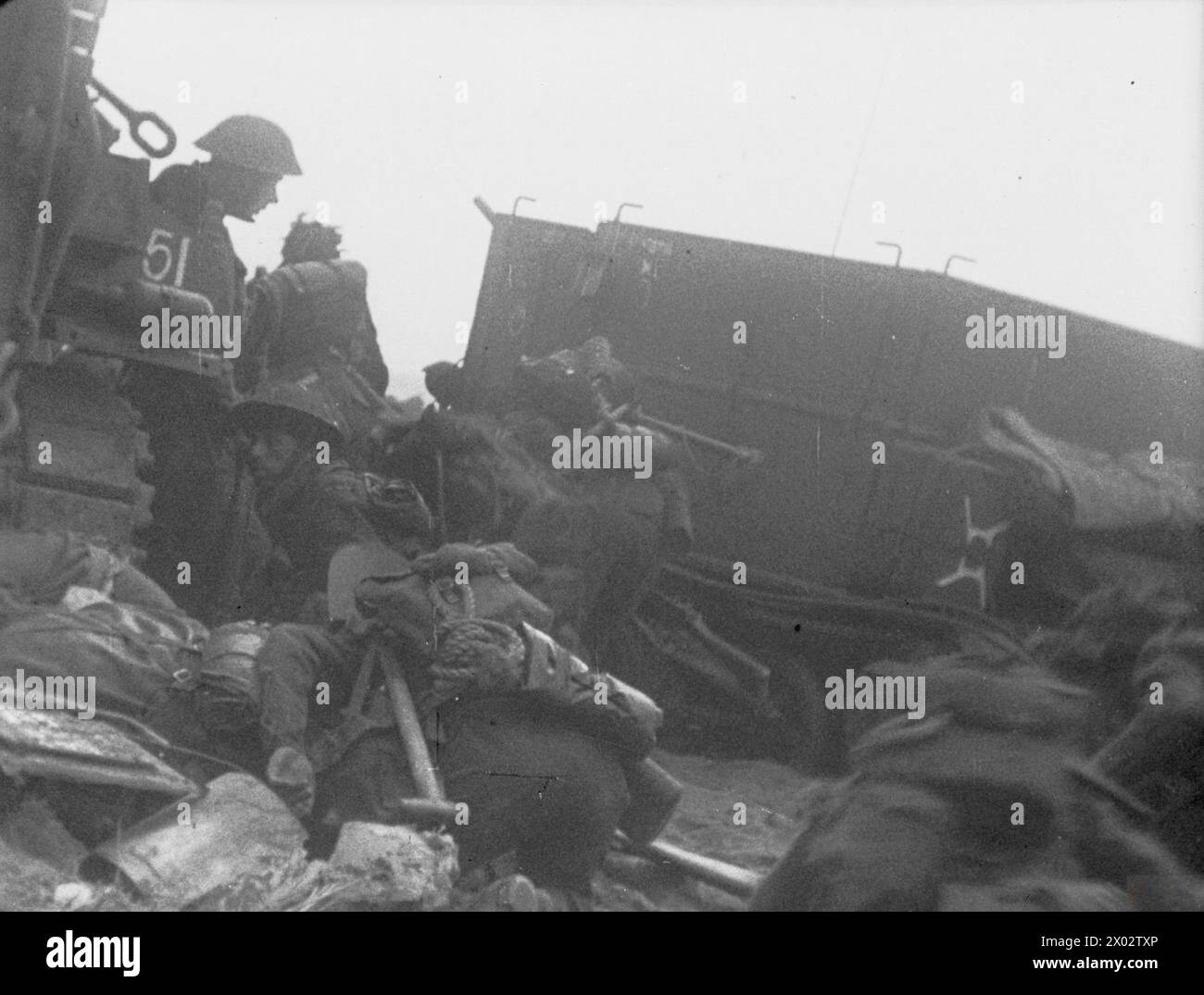 D-DAY - BRITISH FORCES DURING THE INVASION OF NORMANDY 6 JUNE 1944 ...