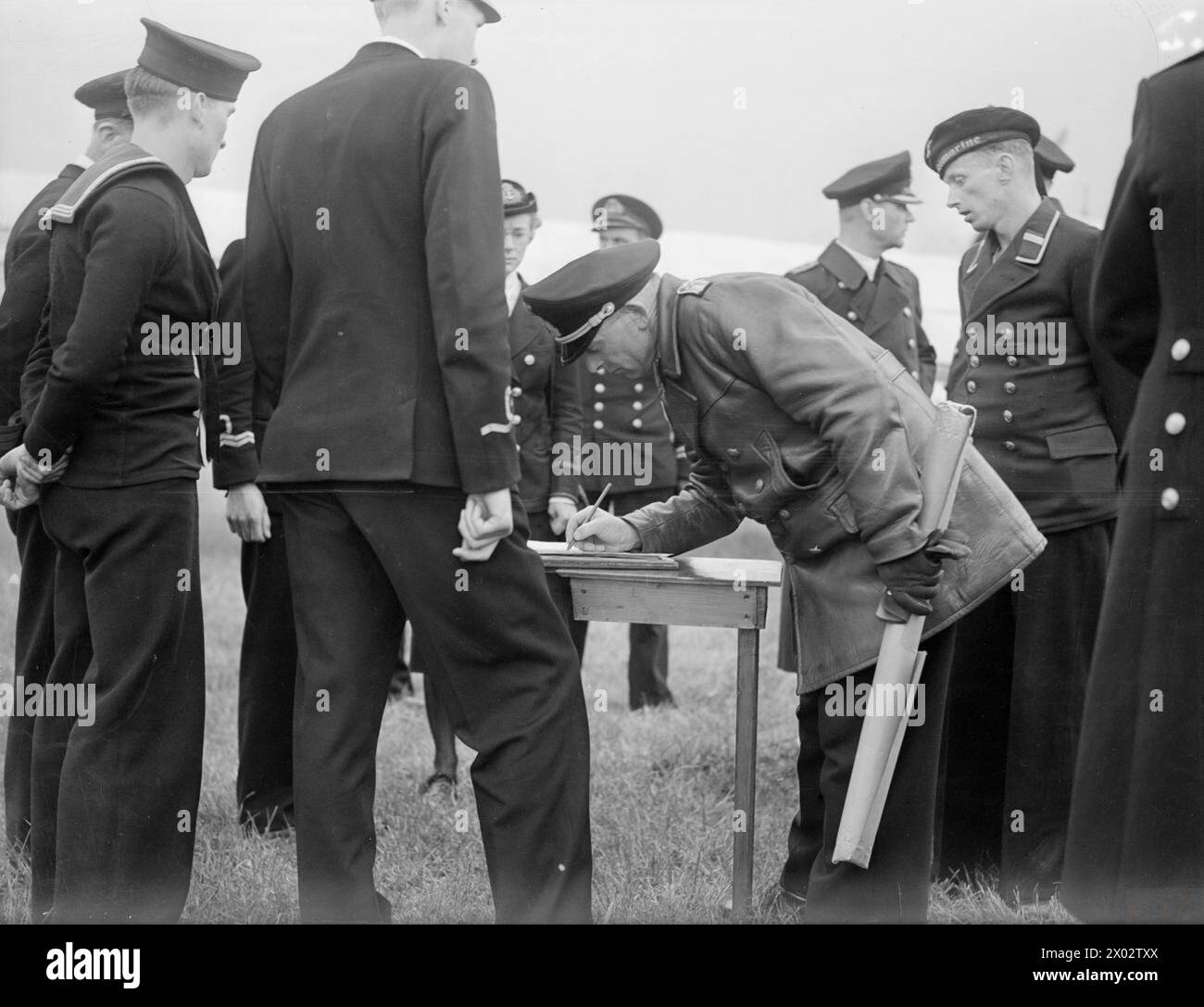 GERMAN DELEGATES ARRIVE FROM NORWAY. 11 MAY 1945, ROYAL NAVAL AIR ...