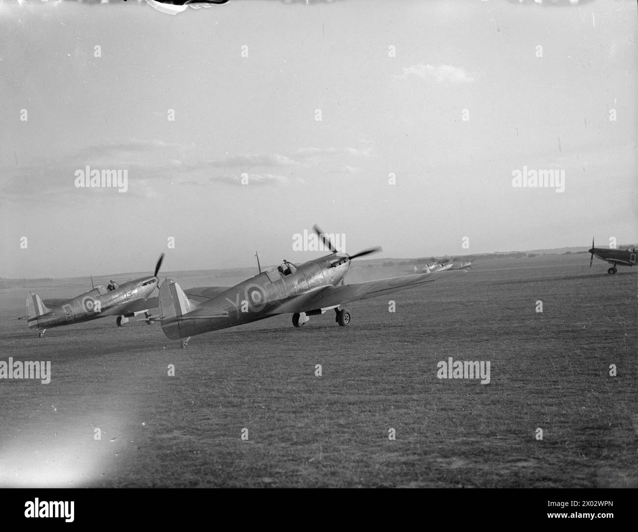 THE BATTLE OF BRITAIN 1940 - Spitfires of No. 616 Squadron prepare for ...