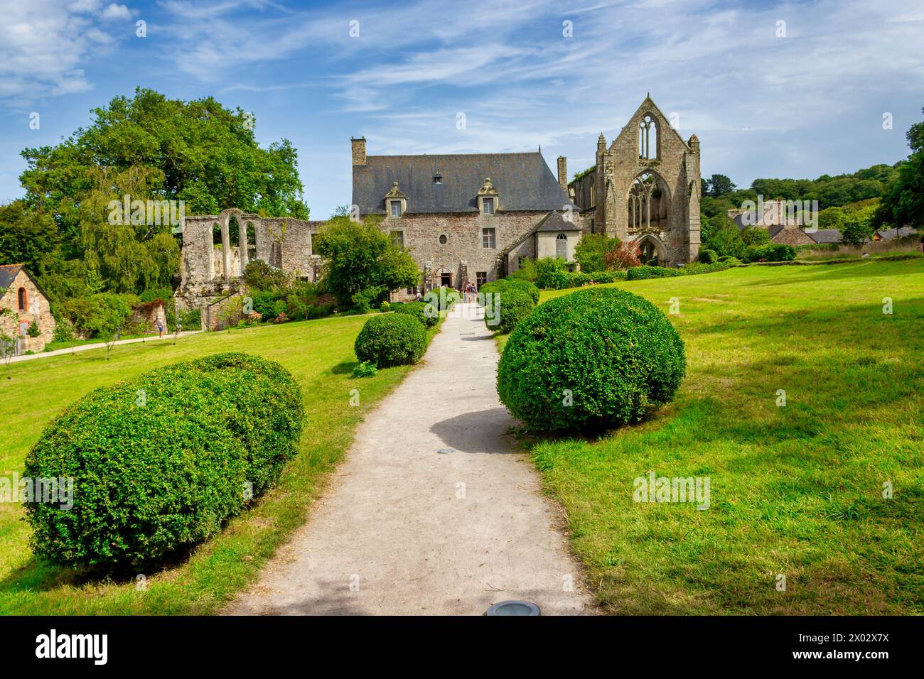 Abbey of Beauport, Paimpol, Cotes-d'Armor, Brittany, France, Europe Stock Photo