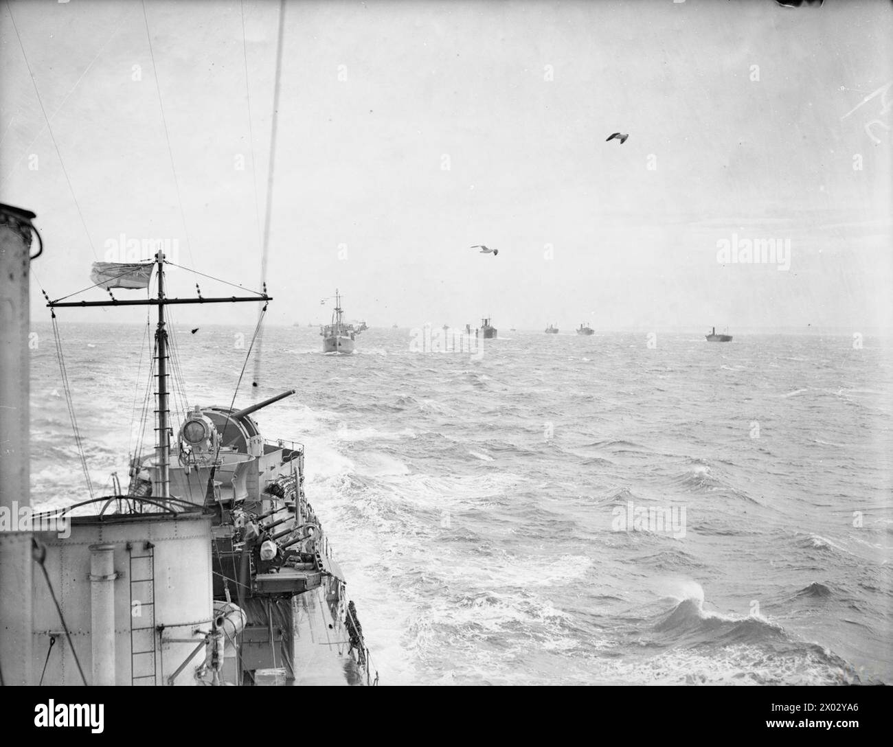 CONVOY SERIES. OCTOBER 1940, ON BOARD THE ESCORTING DESTROYER HMS