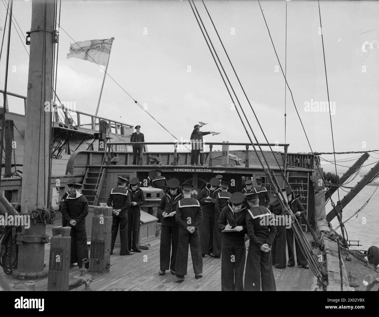 New trainees under the 'Y' scheme practice visual signalling on the ...