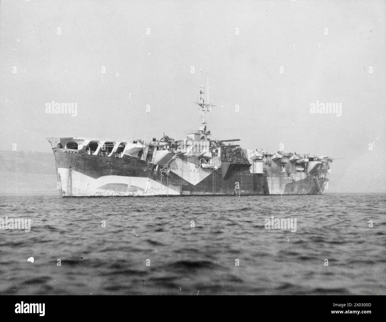 WITH THE HMS PRETORIA CASTLE, EXPERIMENTAL AIRCRAFT TRIALS CARRIER