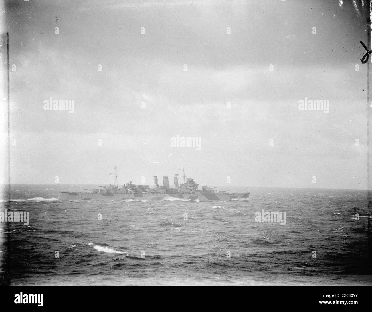 THE BRITISH OPERATIONS AT MADAGASCAR. 7 MAY 1942, ON BOARD THE CRUISER