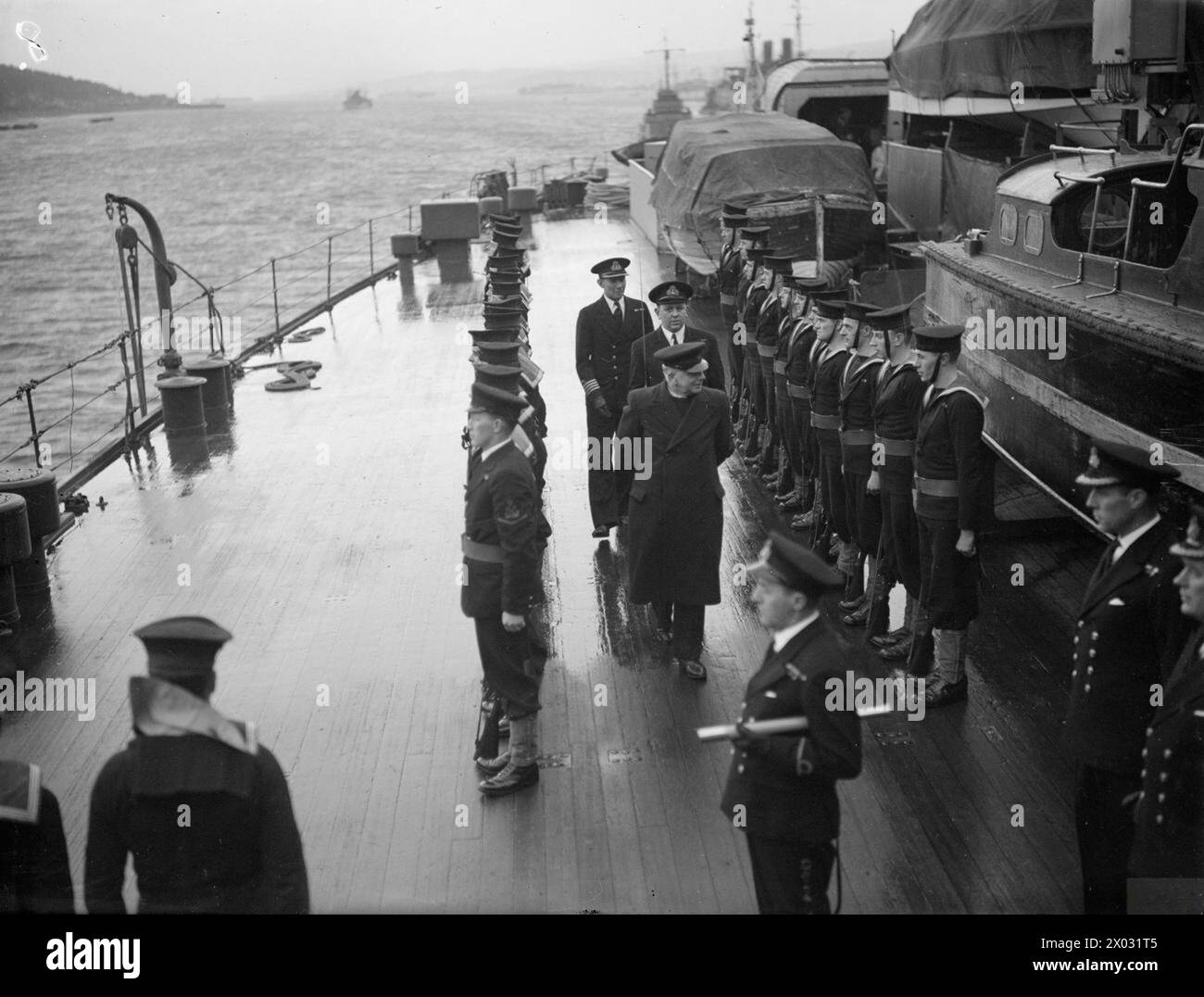 FIRST LORD OF THE ADMIRALTY VISITS HM SHIPS AND SUBMARINES IN THE CLYDE