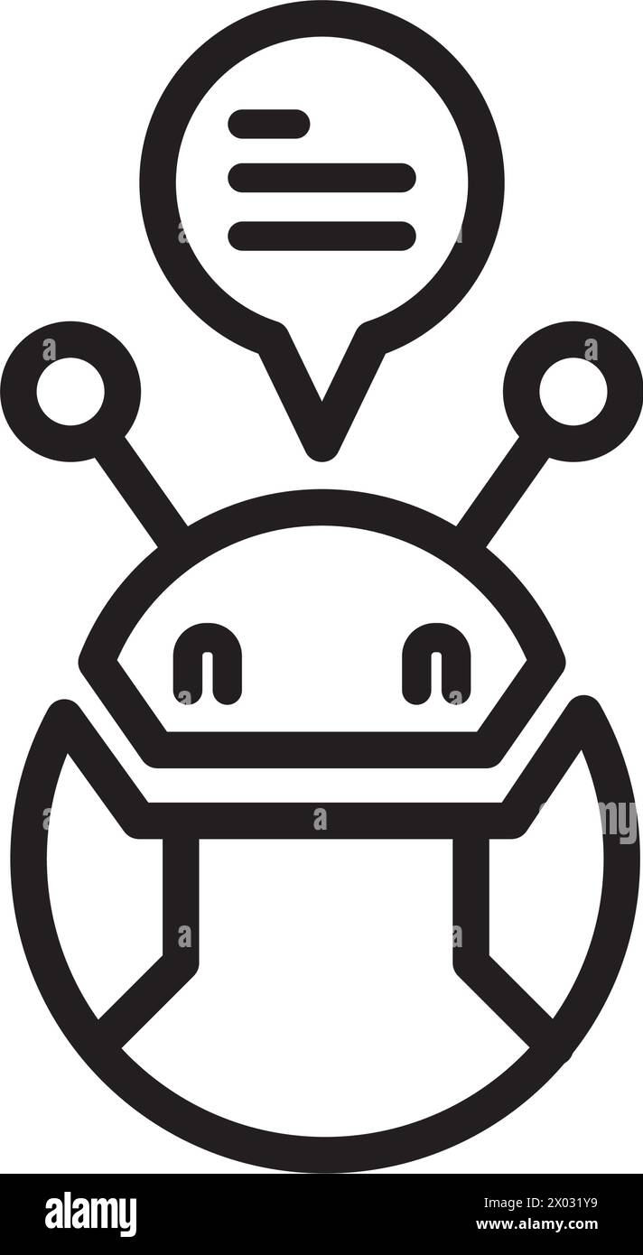 chatbot service customer Stock Vector Image & Art - Alamy