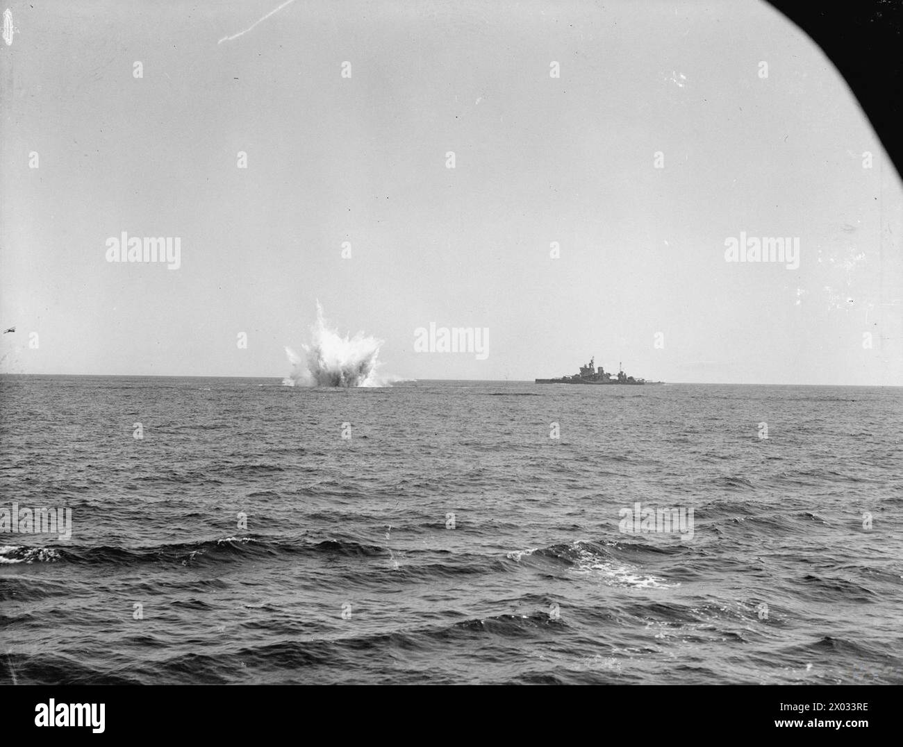 BIG BRITISH SHIPS IN THE IONIAN SEA AS INVASION OF SICILY BEGAN. 10 TO ...