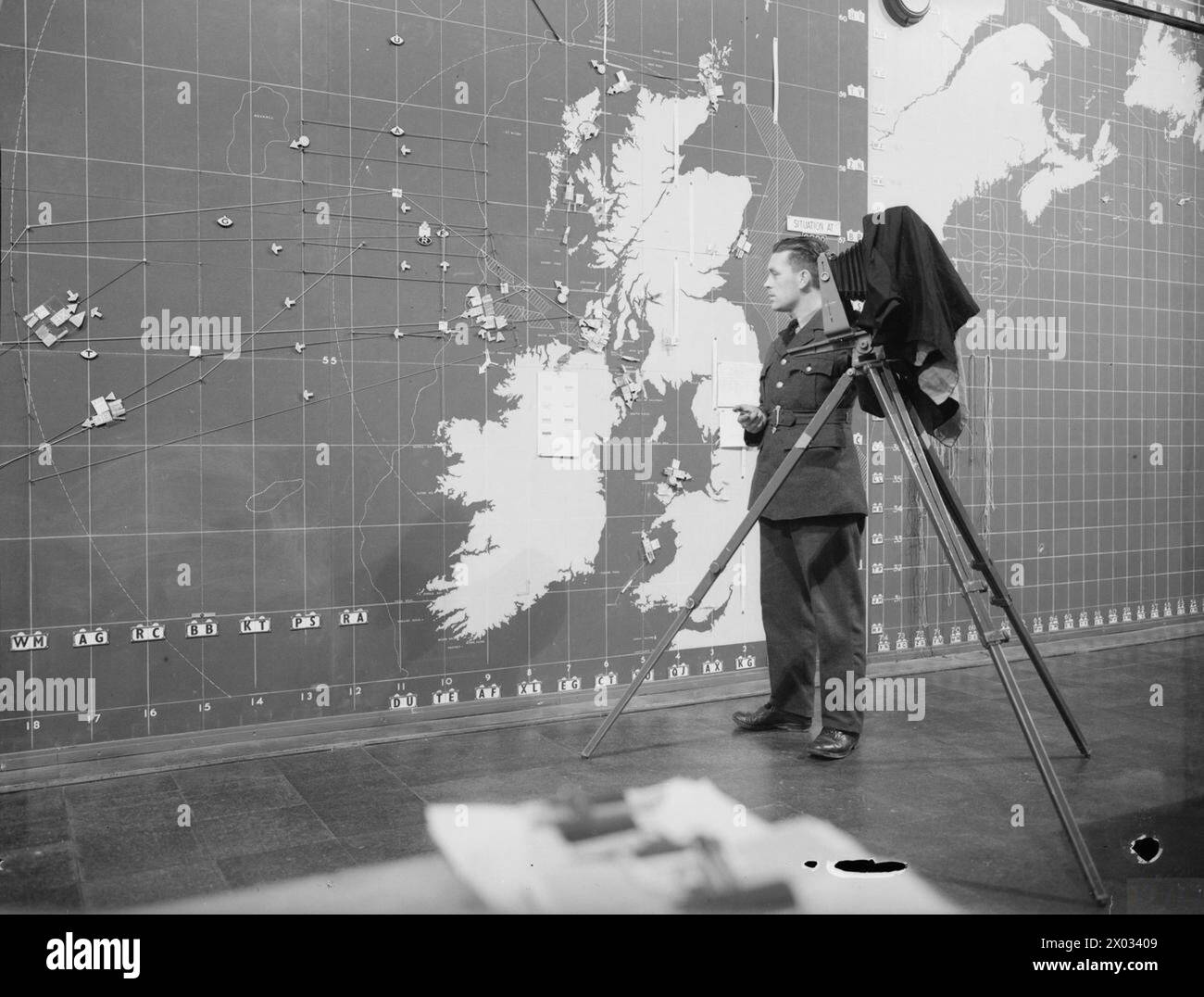 Battle of atlantic map hi-res stock photography and images - Alamy