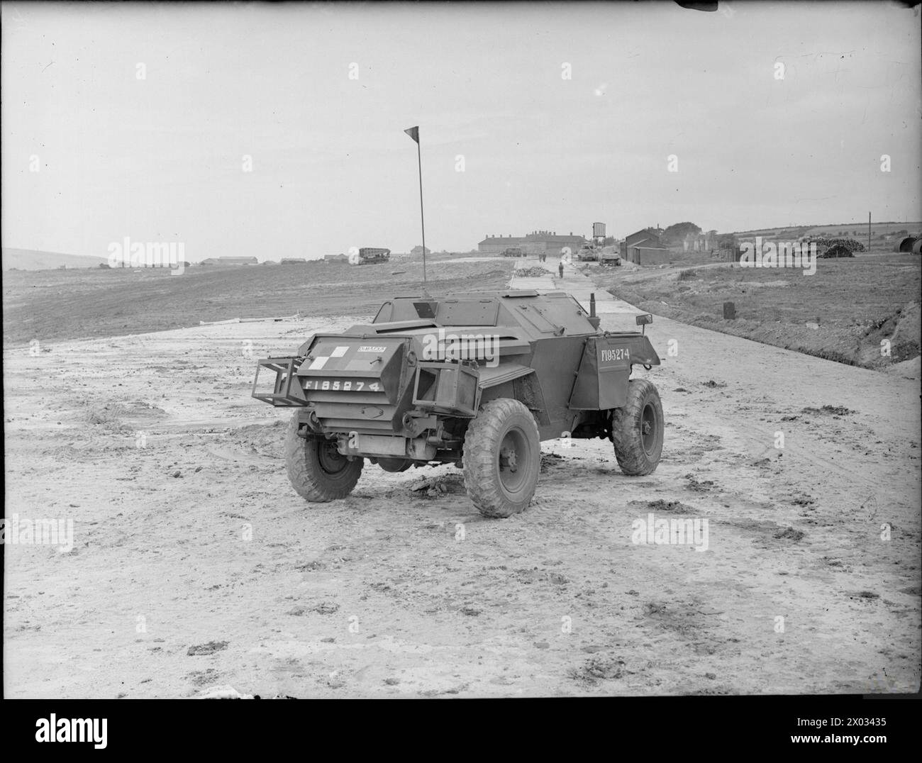 Humber Mk I scout car, a light armoured reconnaissance vehicle of the ...