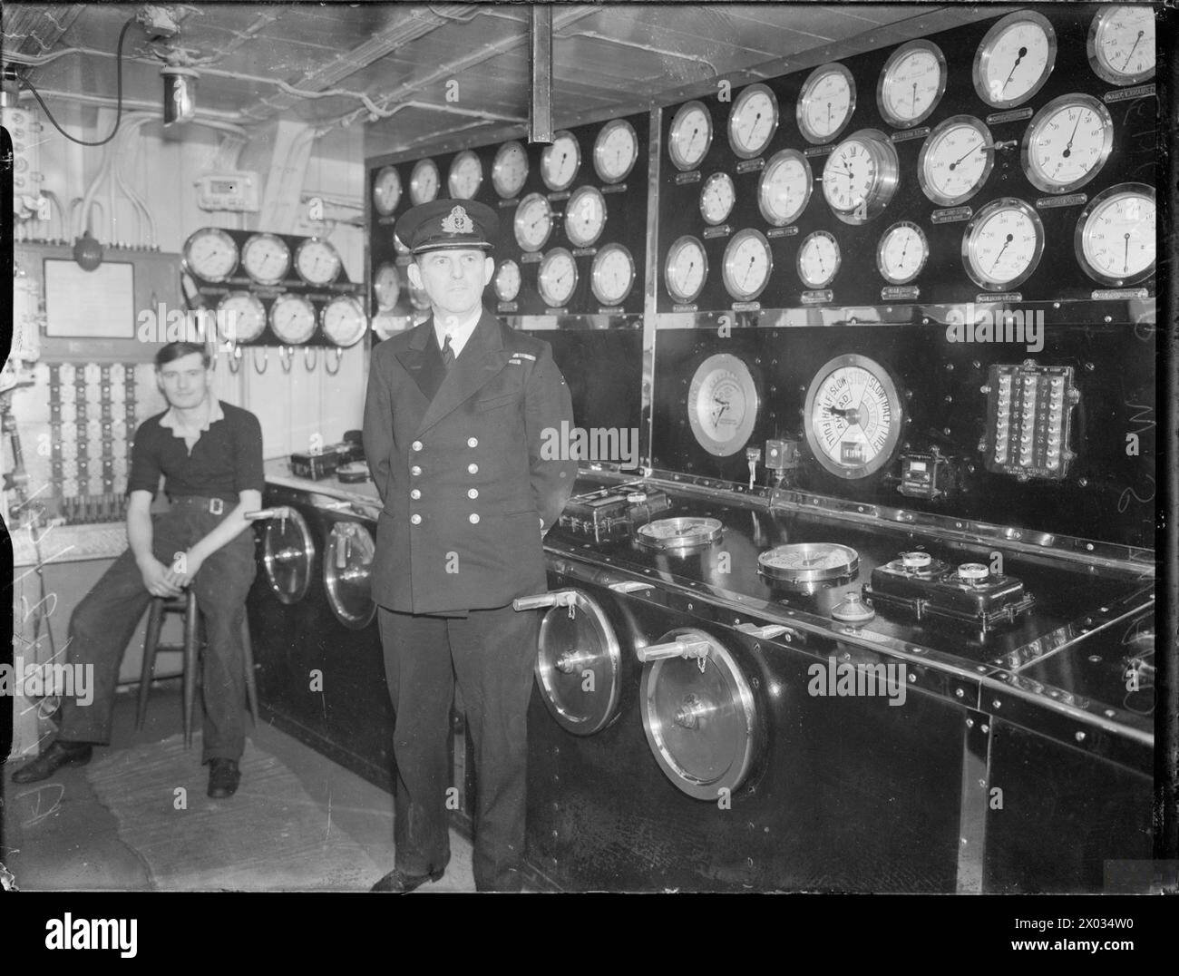 Engineer Commander W. S. Ward, RN, awarded the Distinguished Service ...