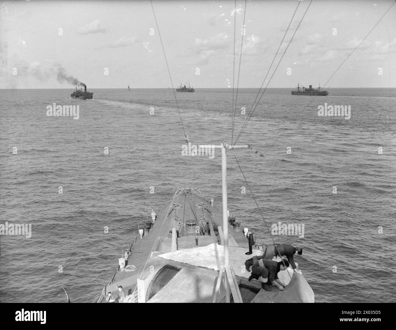 On 4 December 1942, a convoy escorted by HMS Euryalus approached Malta ...