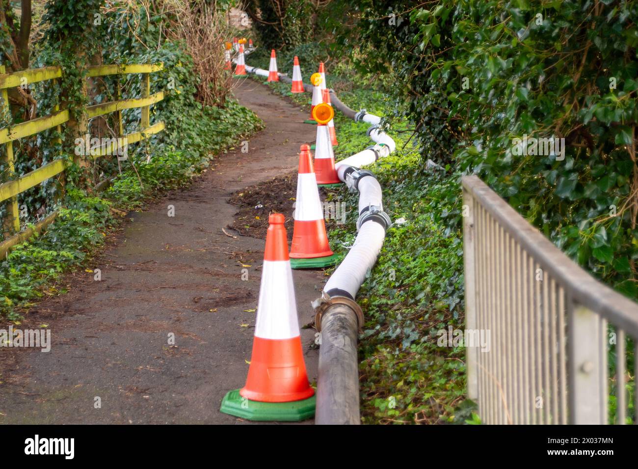 Chalfont St Peter, UK. 2nd March, 2024. Part of the village of Chalfont