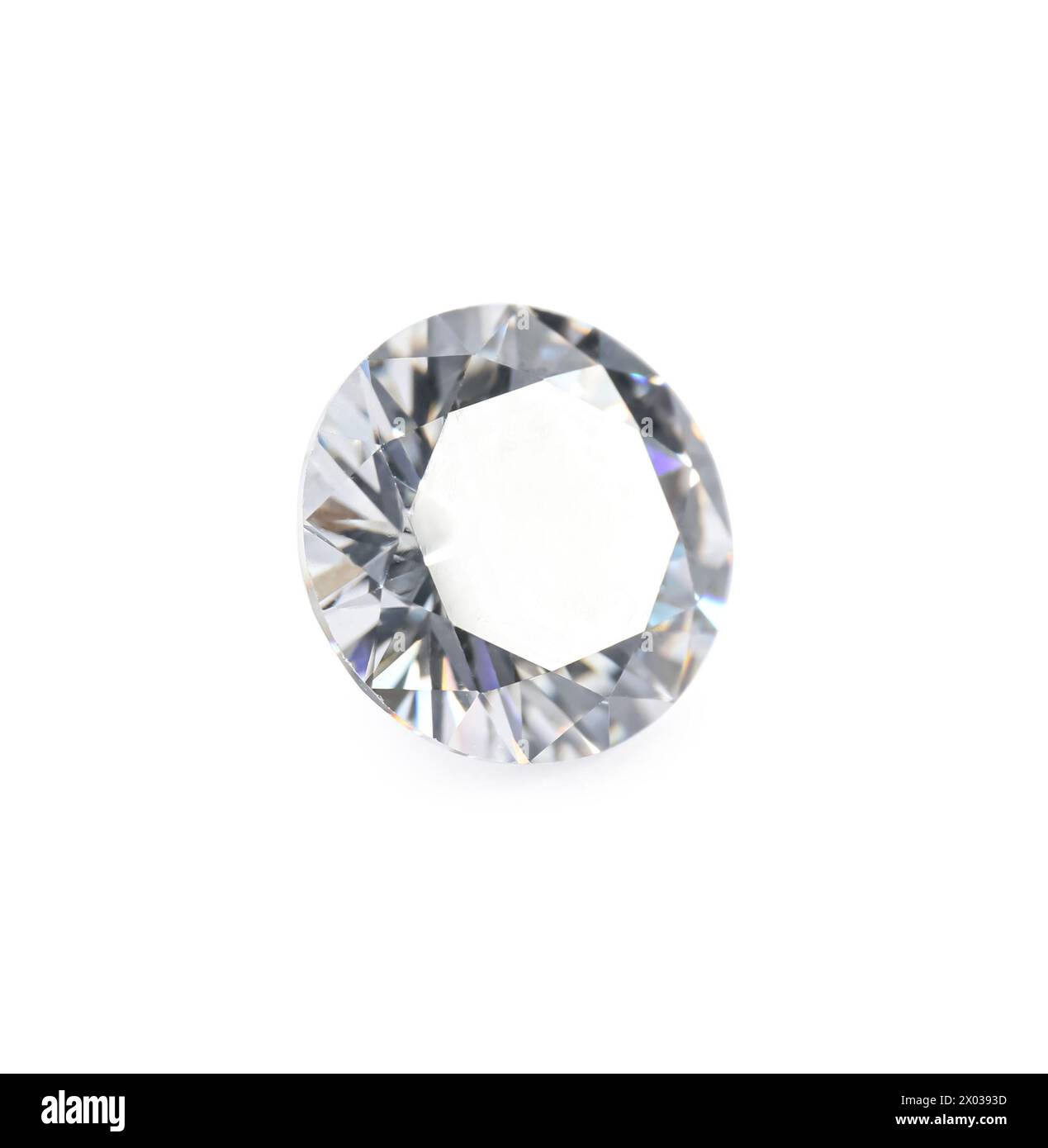 One beautiful shiny diamond isolated on white Stock Photo - Alamy