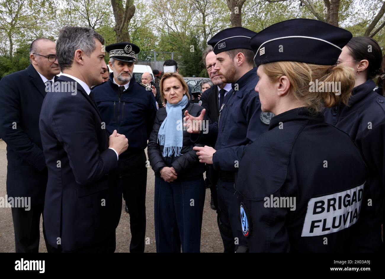 Paris 2024 olympics opening ceremony hires stock photography and