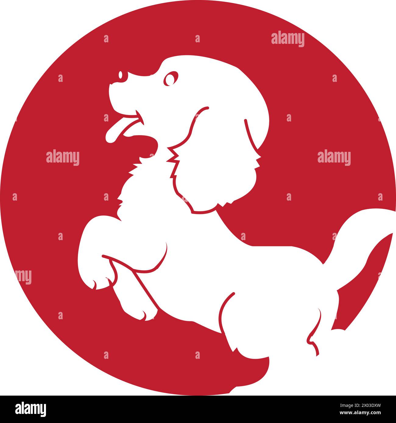 Dog icon vector illustration simple design Stock Vector Image & Art - Alamy