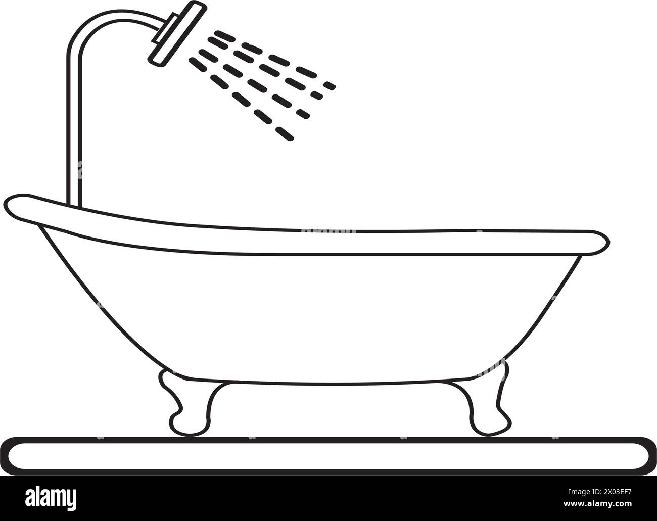 bathroom icon vector illustration simple design Stock Vector