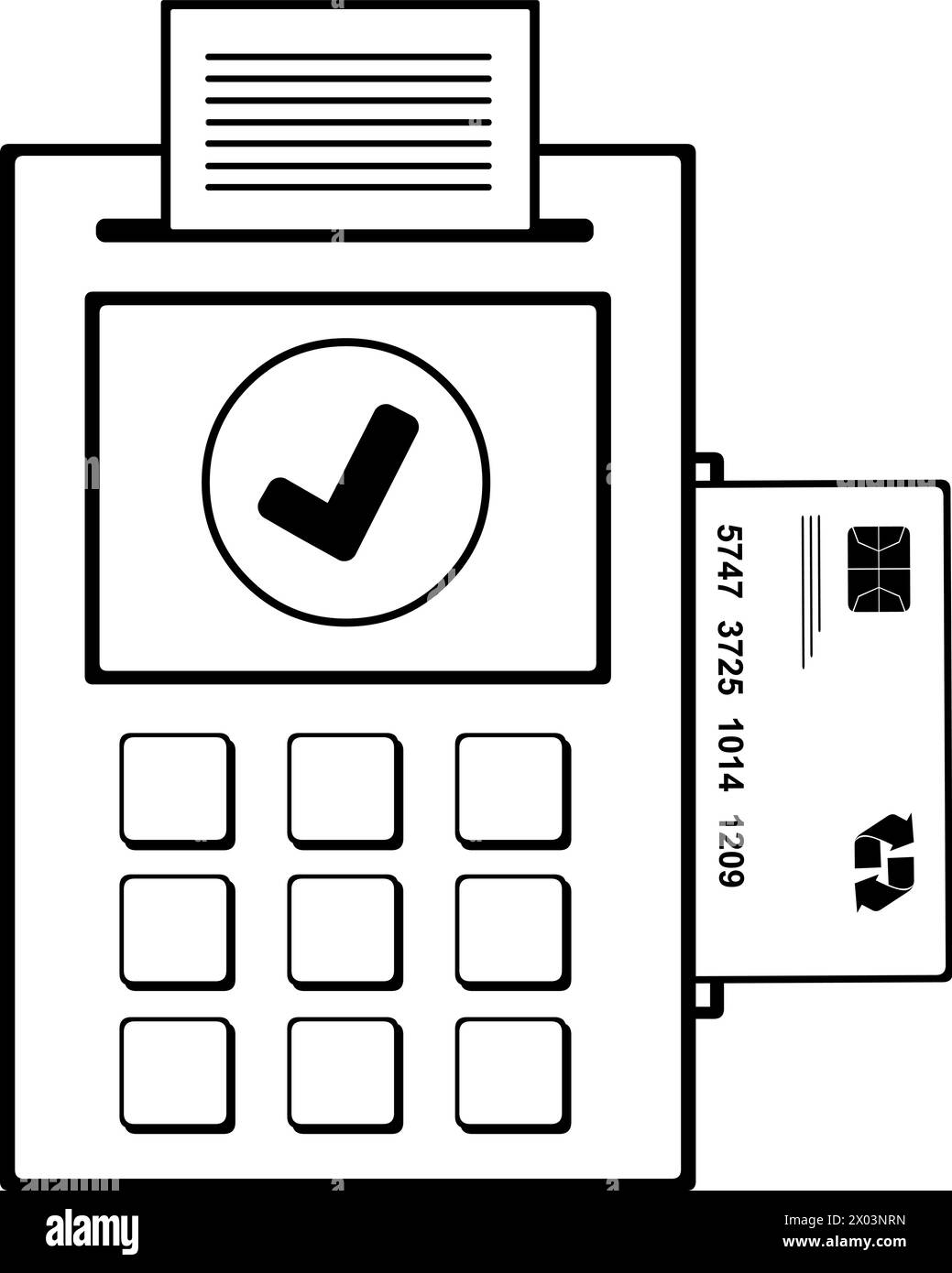 Pay terminal Black and White Stock Photos Images Alamy