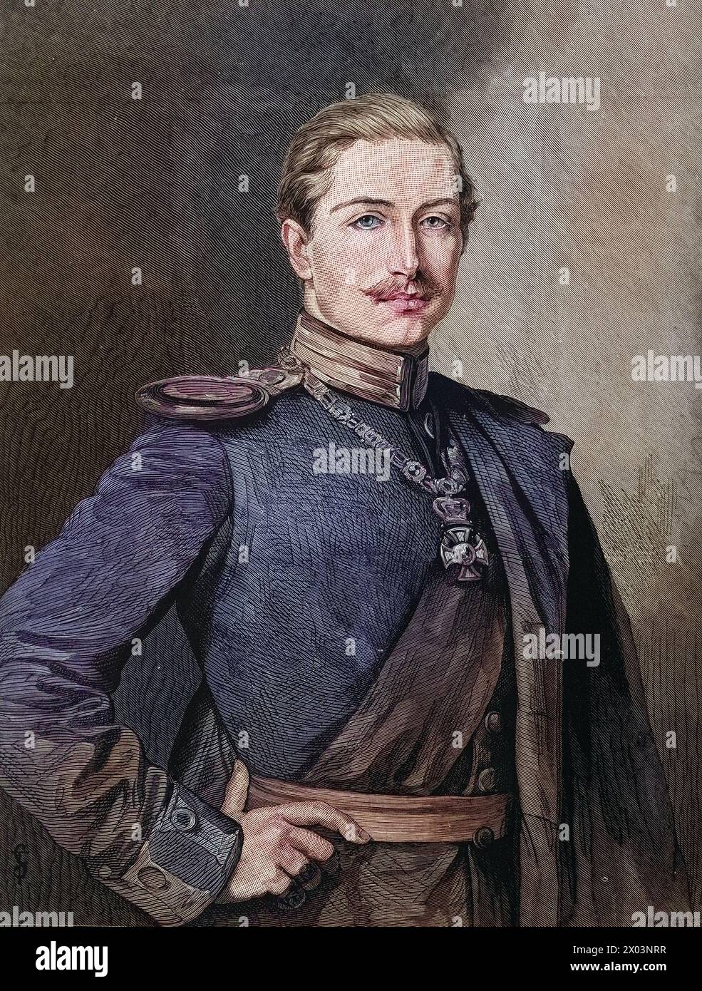 Portrait of Wilhelm II German Emperor and King of Prussia, as Crown ...