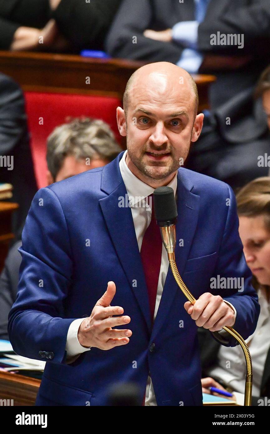 French Deputy Minister for Europe JeanNoel Barrot speaks during a