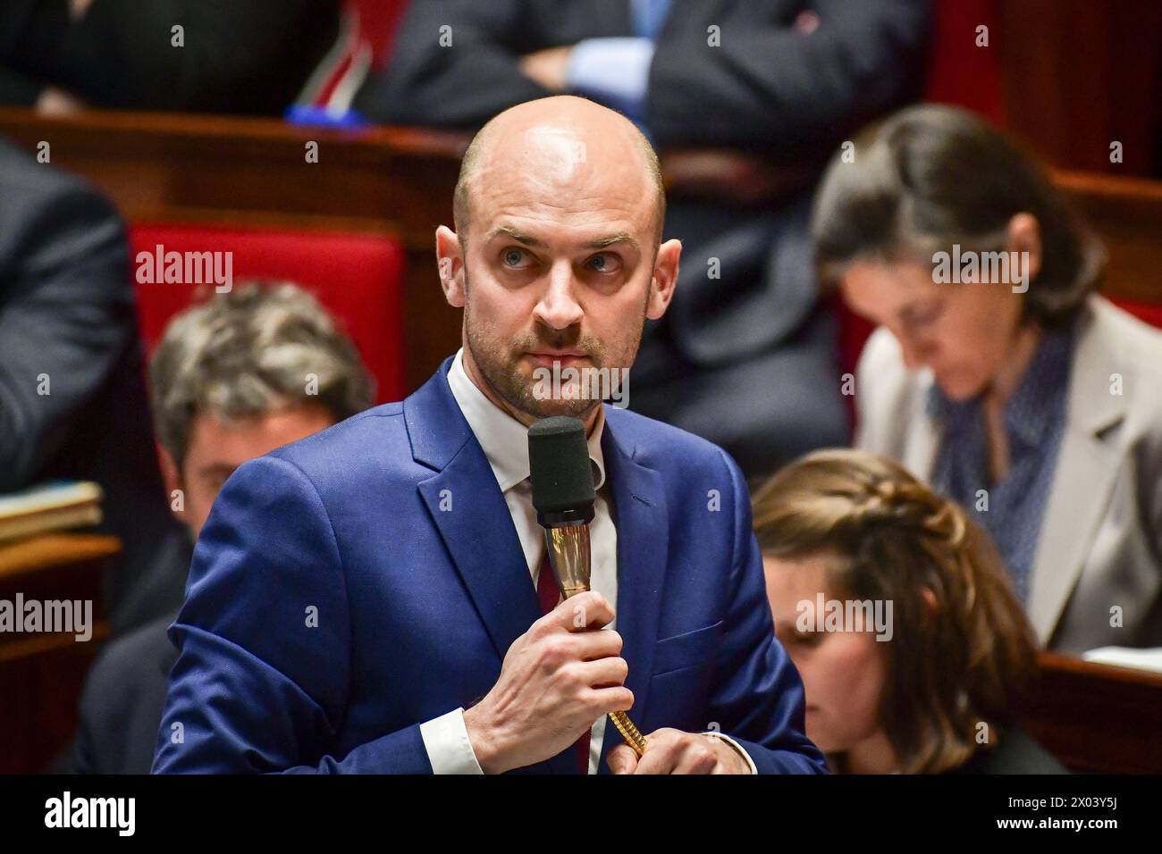 French Deputy Minister for Europe JeanNoel Barrot speaks during a