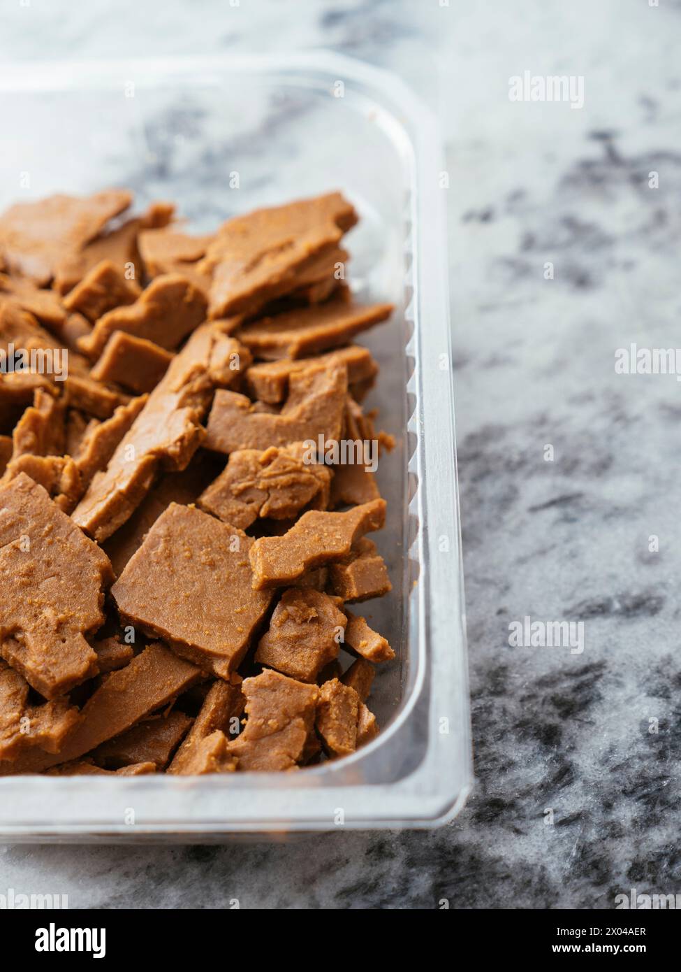 Pea proteins isolate based vegan meat alternative, kebab style Stock