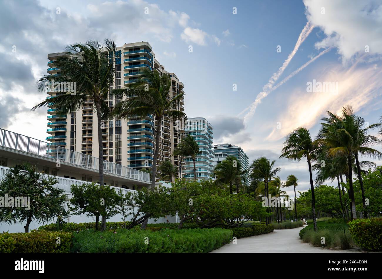 al Harbour, Miami, Florida - Nature Landscape with ocean bay, dramatic ...