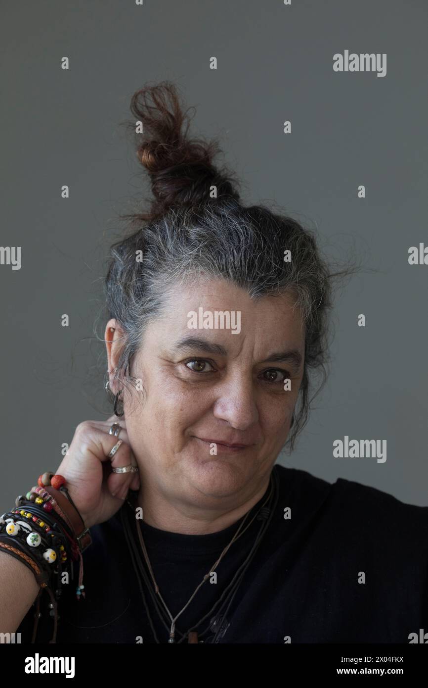 Woman wearing bracelets hi-res stock photography and images - Alamy