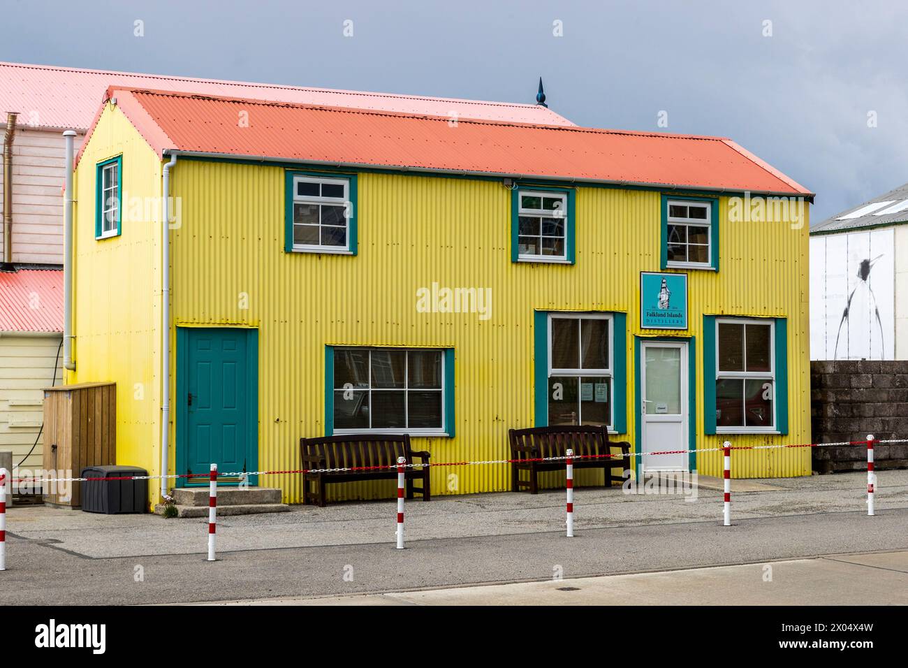 Falkland Islands Distillery, Stanley, Falkland Islands, Saturday, December 02, 2023. Photo: David Rowland / One-Image.com Stock Photo