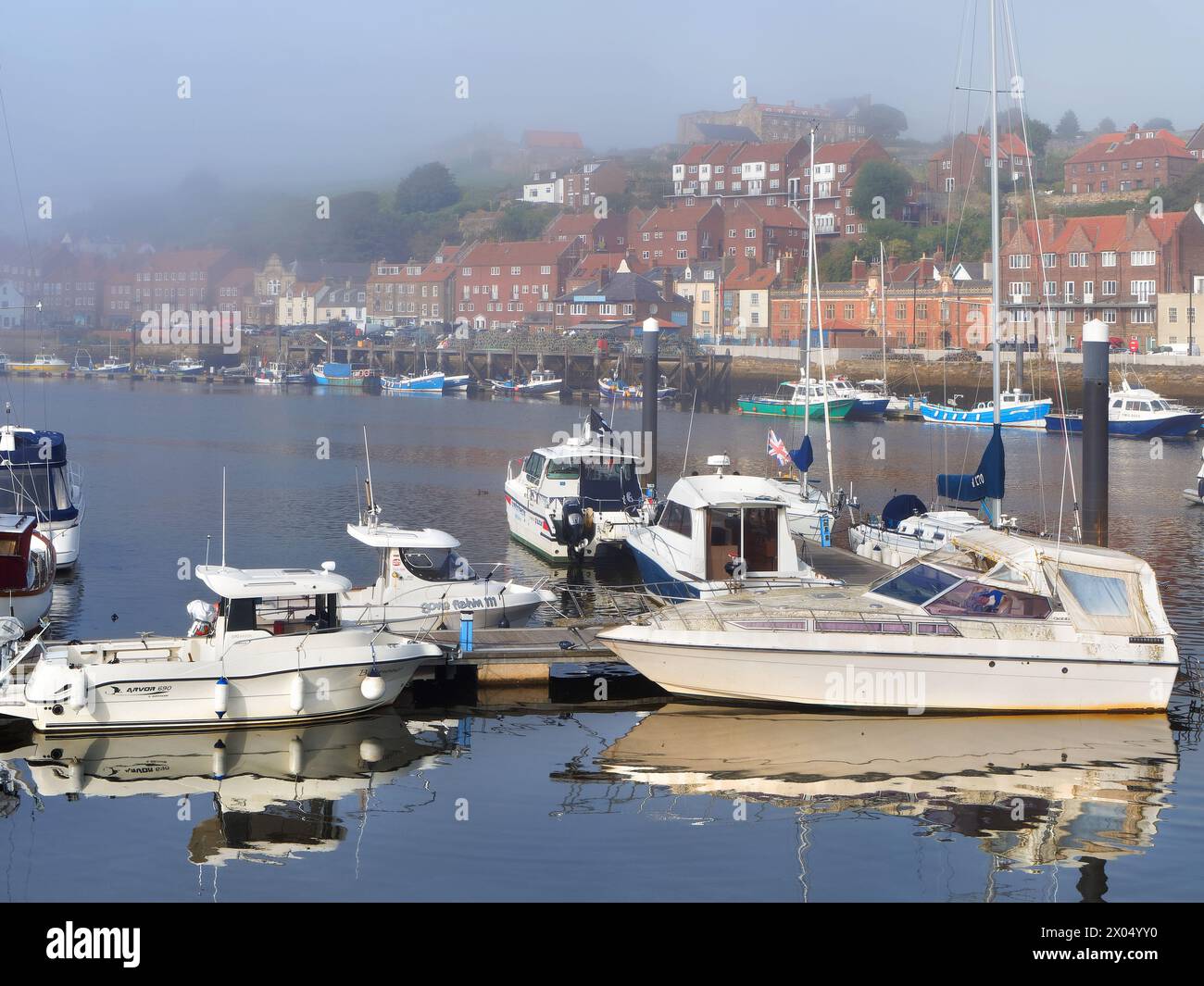UK, North Yorkshire, Whitby Marina Stock Photo - Alamy
