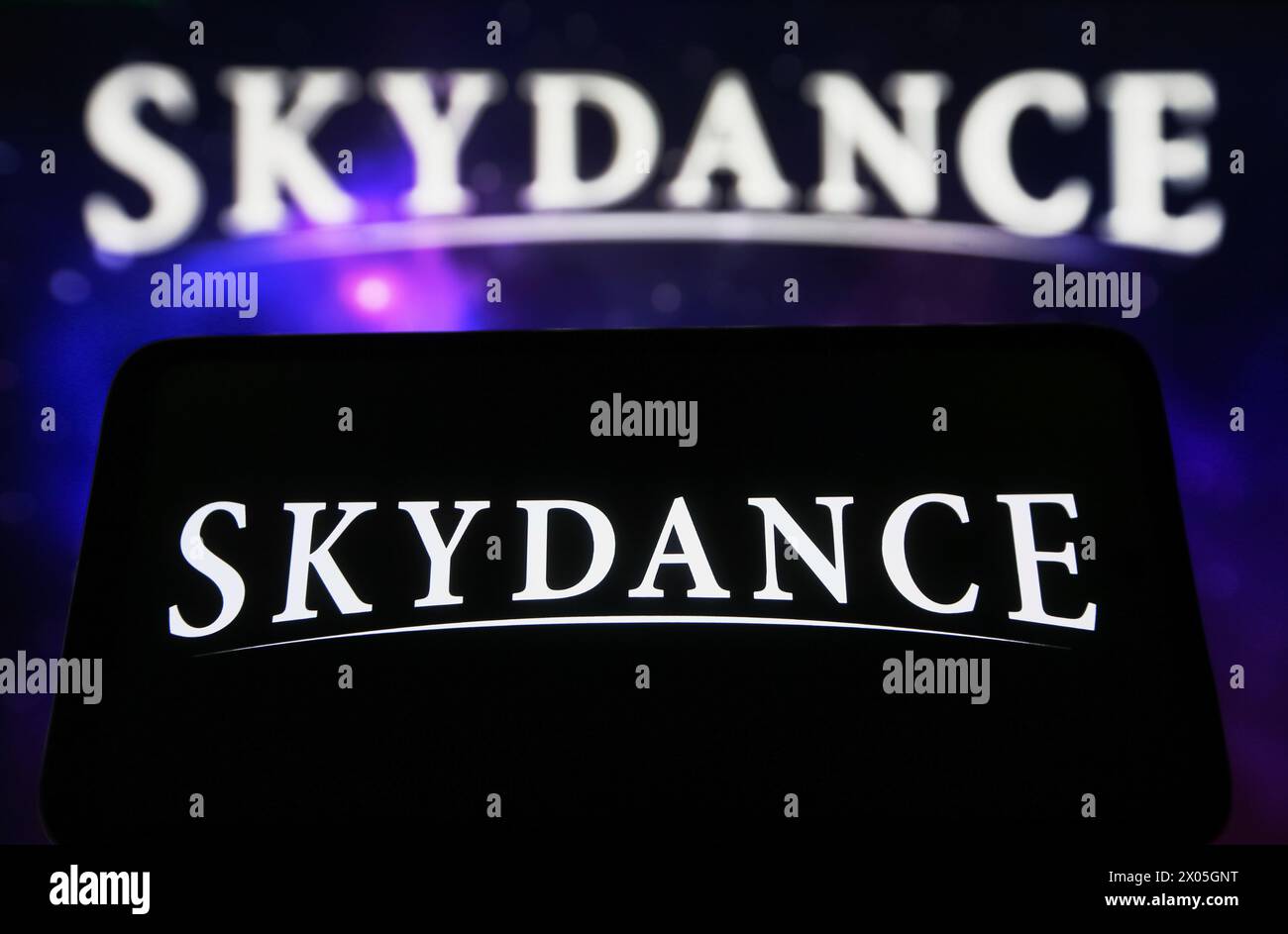 Ukraine. 09th Apr, 2024. In this photo illustration, a Skydance Media