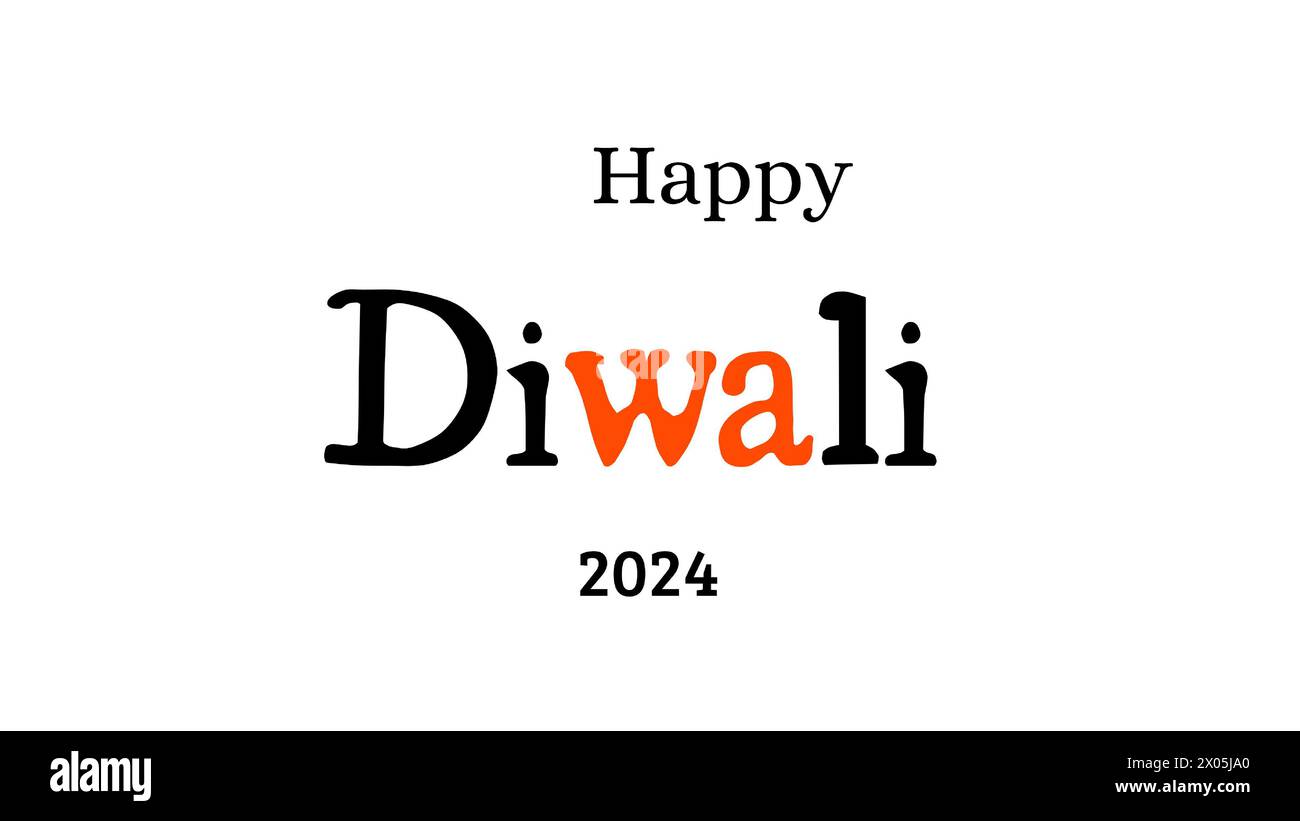 Happy Diwali text vector art | Happy Diwali text design | Happy Diwali cursive font design | Diwali Festival vector | Deepavali design. Stock Vector