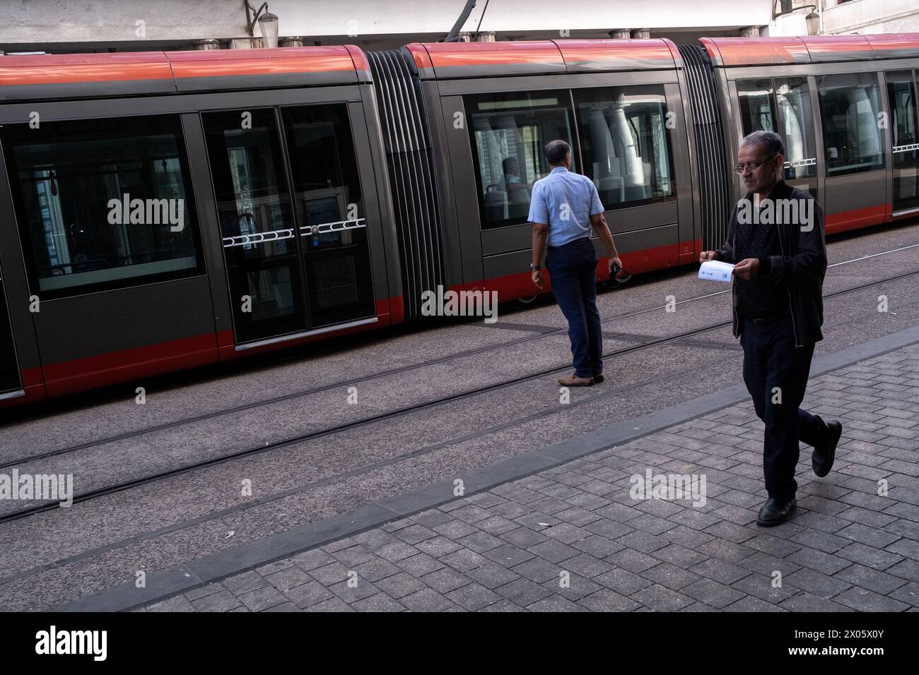 The tramway, public transport in Casablanca, 5 October 2023. Casablanca