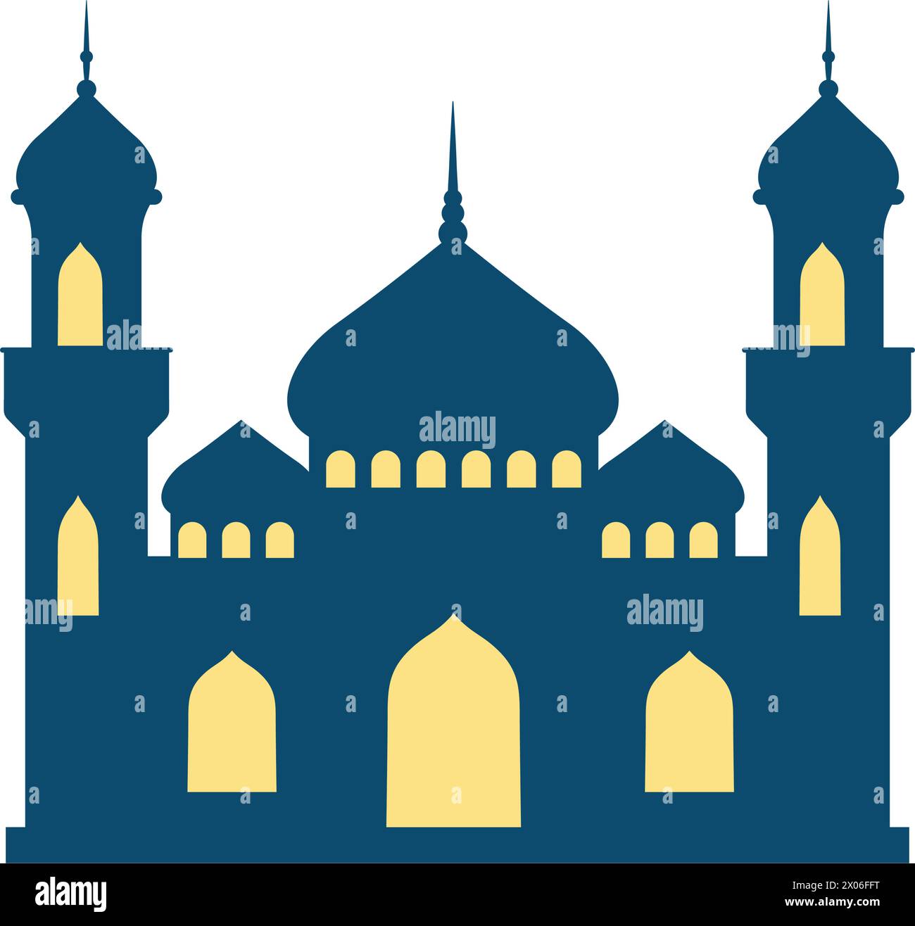 Muslim prayer tower Cut Out Stock Images & Pictures - Alamy