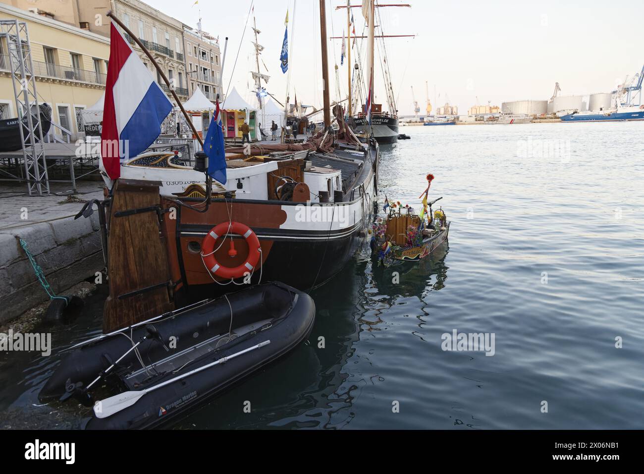Sete, France.16th April,2022.Traditional boats from the Netherlands&the ...