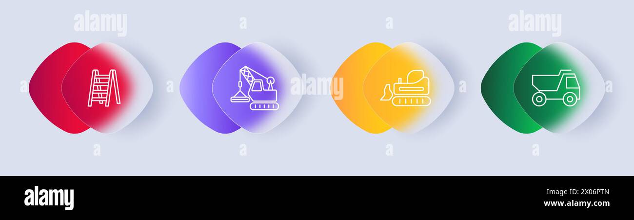 Construction ladder project manager Stock Vector Images - Alamy