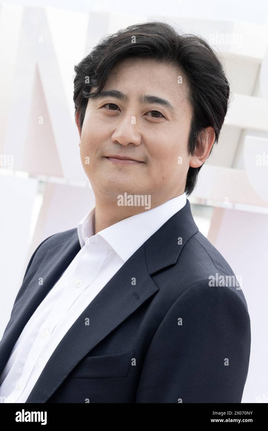 Cannes, France. 10th Apr, 2024. Min Yong-keun attends the Pleasant Outcast Photocall during the 7th Canneseries International Festival on April 10, 2024 in Cannes, France. Photo by David NIVIERE/ABACAPRESS.COM Credit: Abaca Press/Alamy Live News Stock Photo