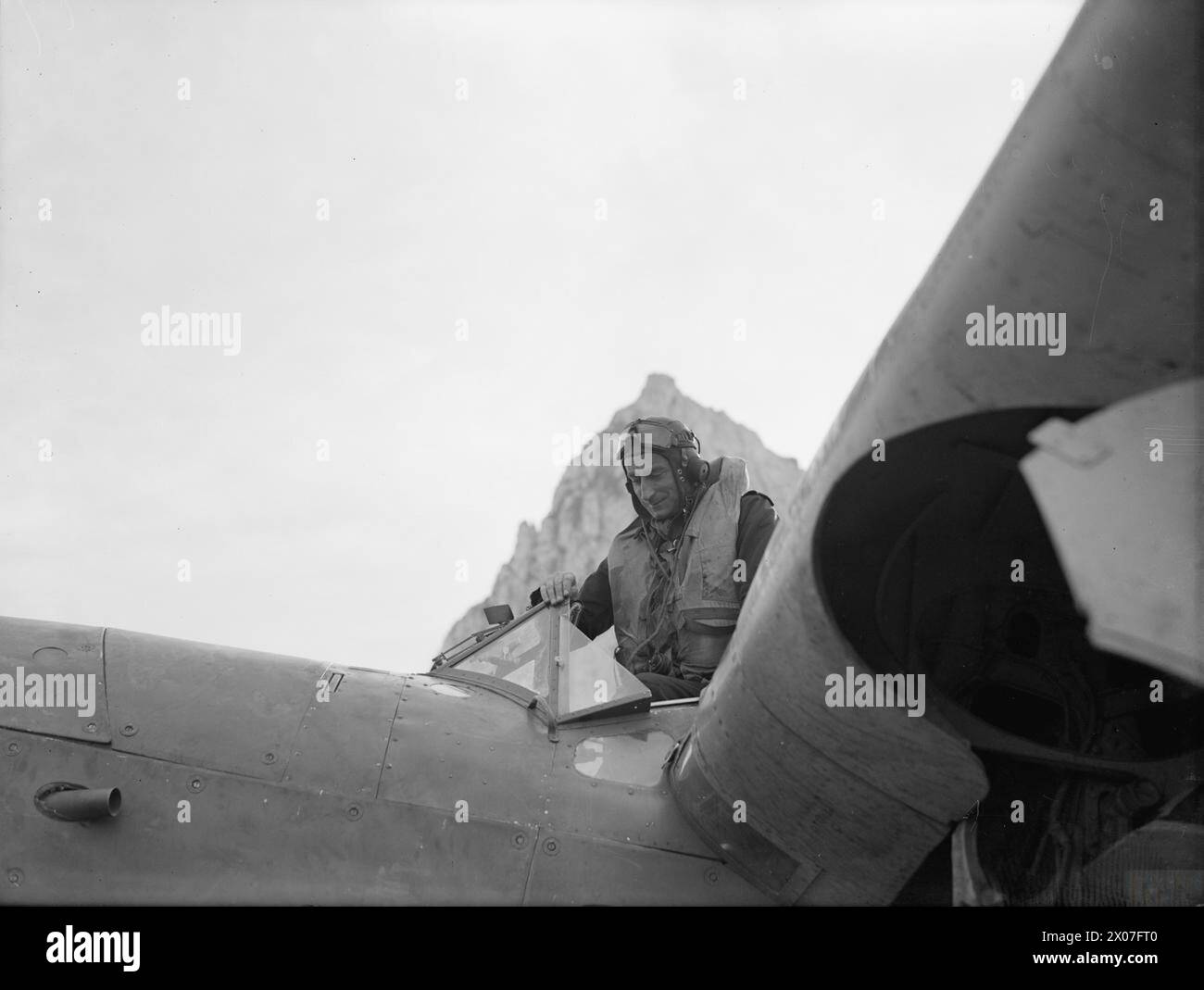 AT HMS CORMORANT II: ROYAL NAVAL AIR STATION, GIBRALTAR. JANUARY 1944 ...