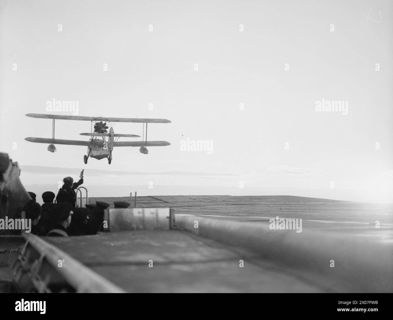In 1940 Aboard HMS Argus A Supermarine Walrus Seaplane Takes Off At in-1940-aboard-hms-argus-a-supermarine-walrus-seaplane-takes-off-at