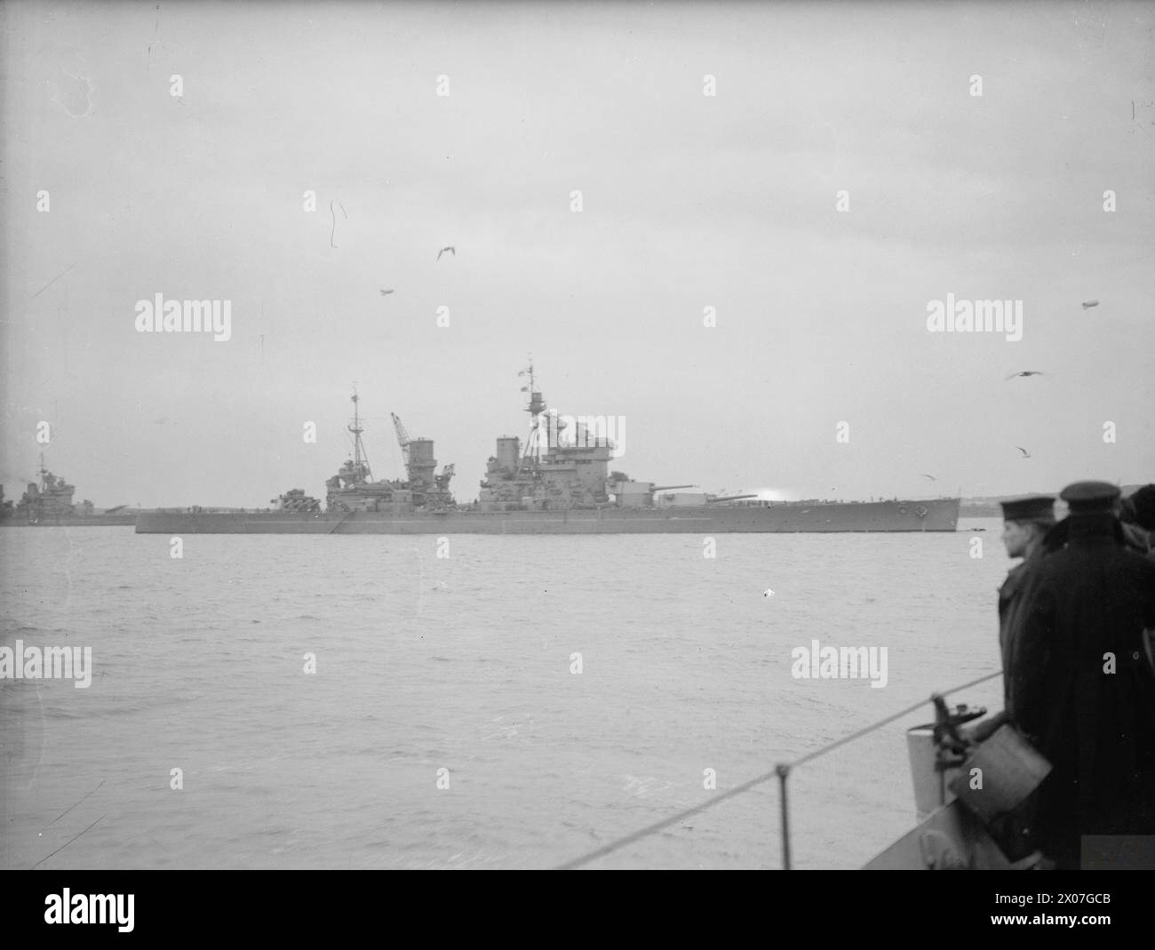 HMS DUKE OF YORK AND OTHER SHIPS. 1 AND 7 DECEMBER 1941, ON BOARD THE