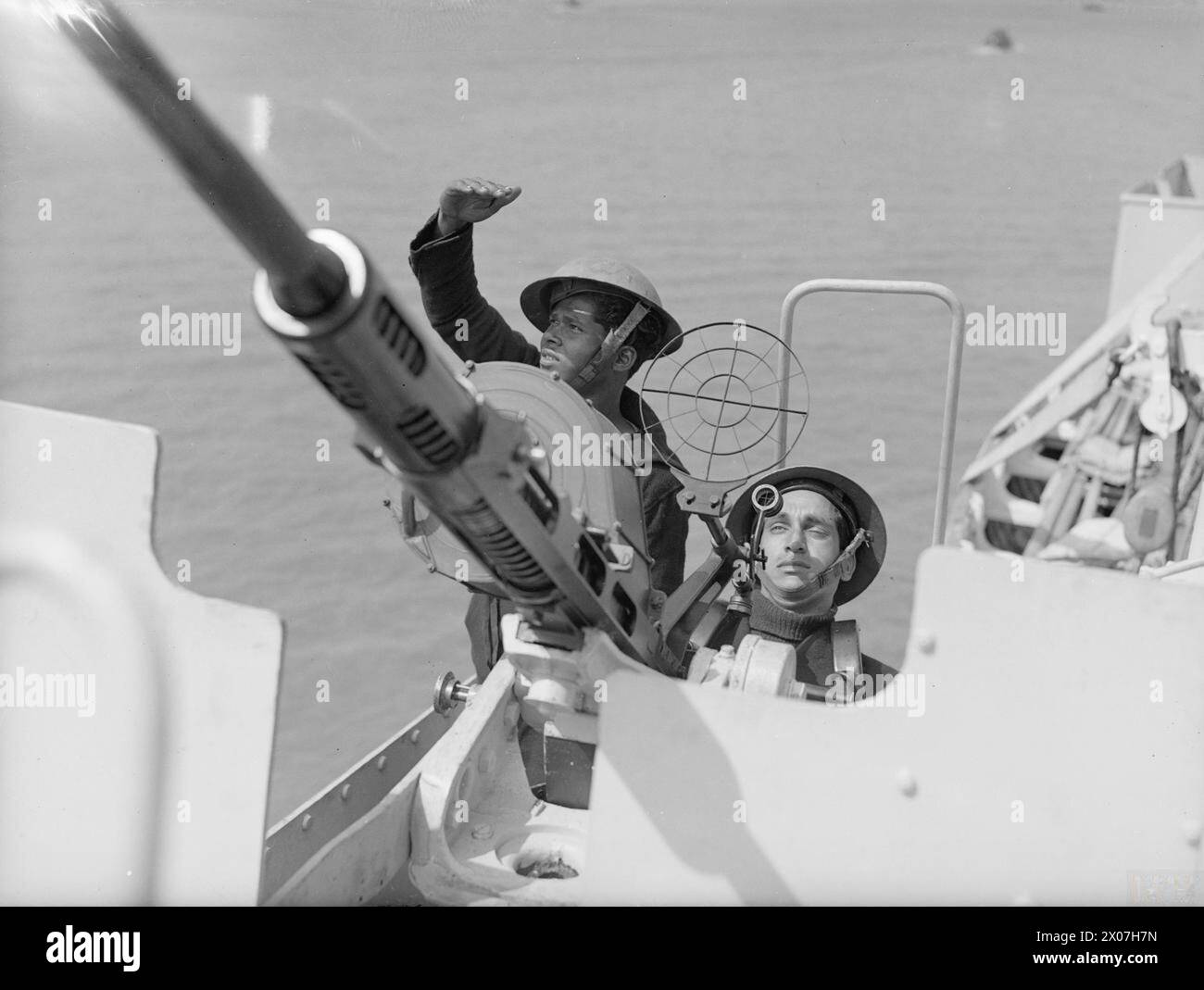 MEN OF THE RIN ABOARD THEIR NEW SLOOP