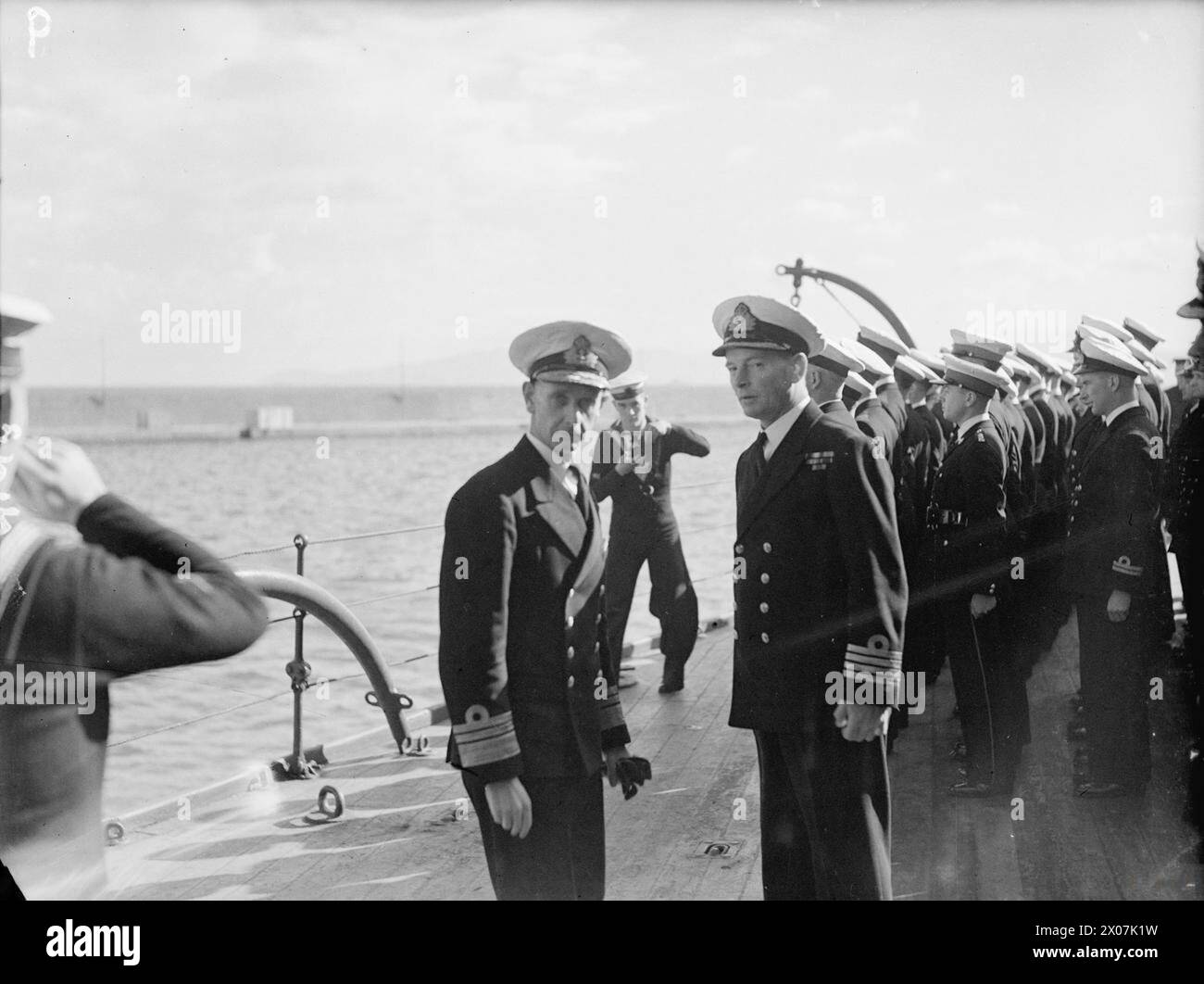 Vice Admiral A U Willis Flag Officer Commanding Force H Inspected vice-admiral-a-u-willis-flag-officer-commanding-force-h-inspected