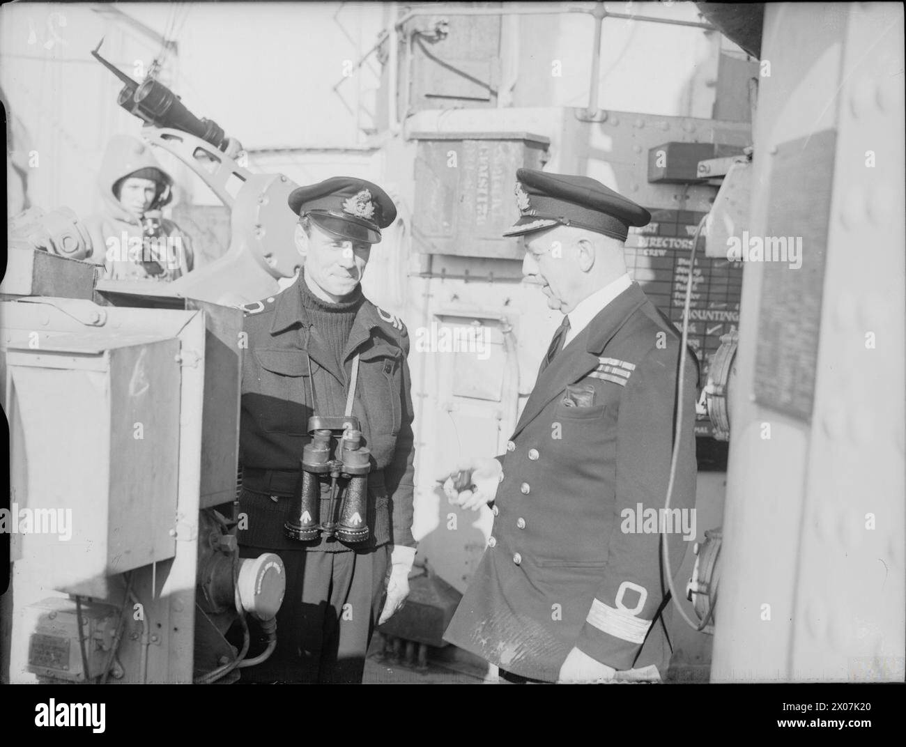 THE ROYAL NAVY DURING THE SECOND WORLD WAR - On board the battleship ...