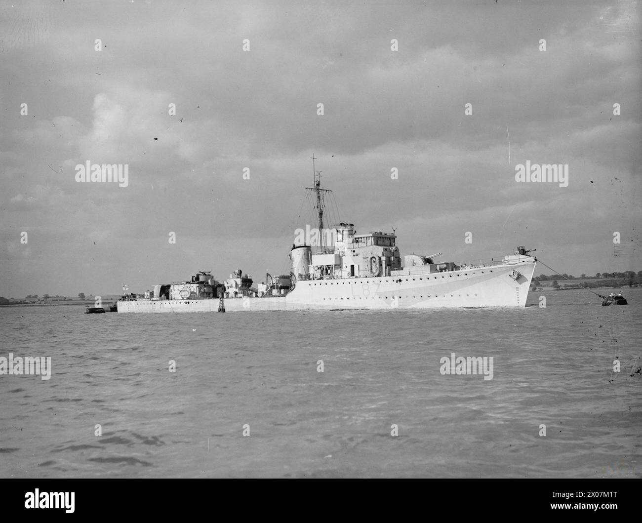 British Warships Of The Second World War Hms Eglinton A Type 1 Hunt Class Destroyer Stock