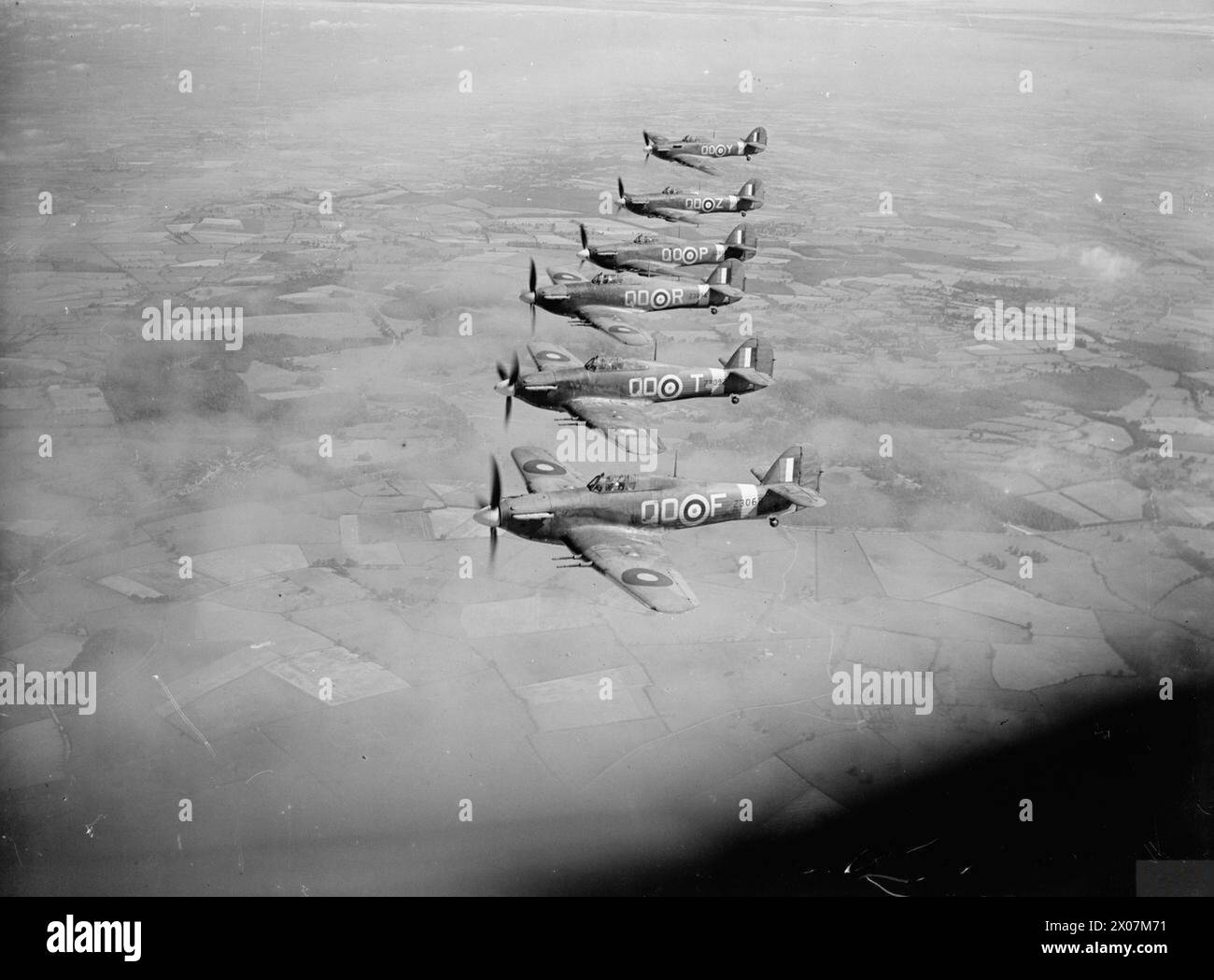 Hawker Hurricane Mark IIC of No. 3 Squadron RAF, powered by a 1460 hp ...
