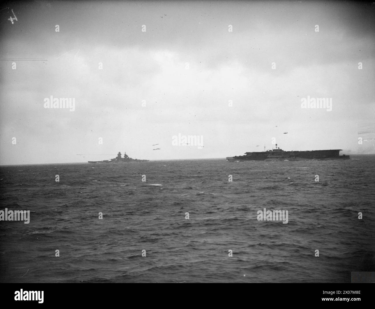THE RICHELIEU WITH BRITAIN'S EASTERN FLEET. FEBRUARY 1944, FROM ON