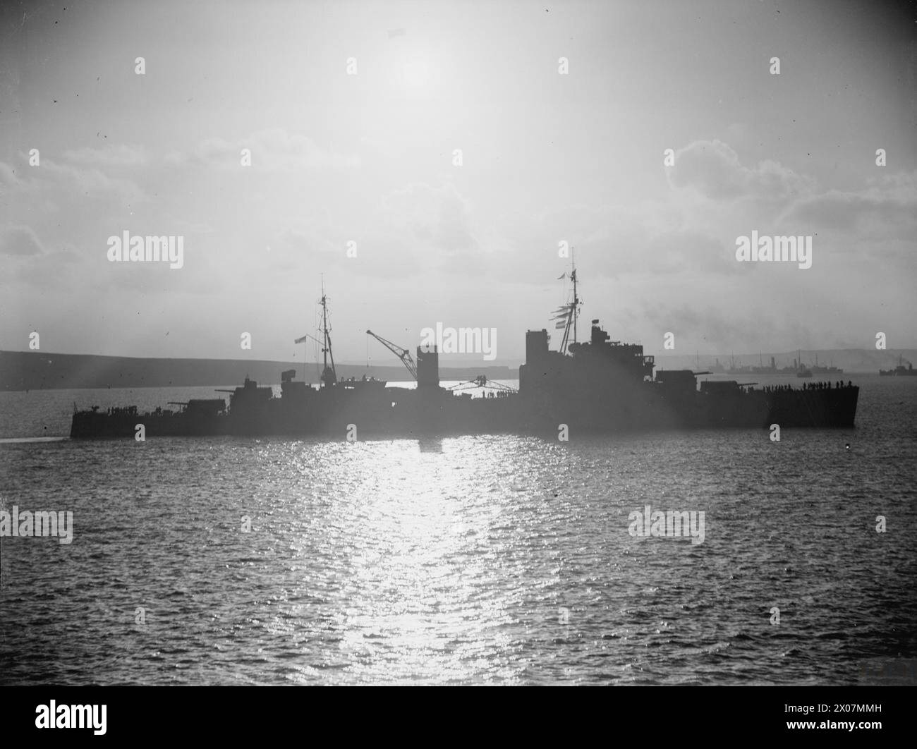 ON BOARD HMS VICTORIOUS. 19 DECEMBER 1941, AT FLEET ANCHORAGE, SCAPA