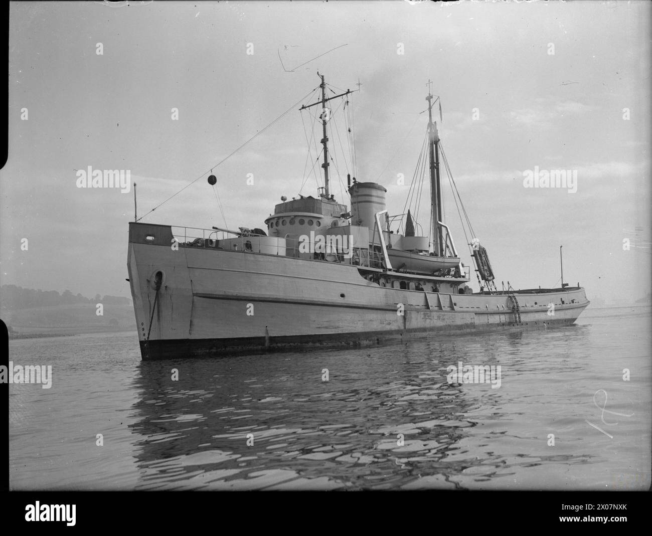 HMS Director, a Royal Navy tug, was stationed at Greenock during World ...