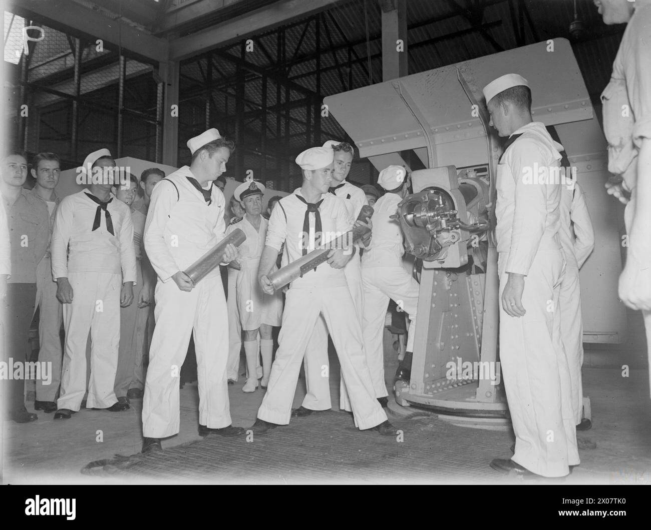 On 28 June 1944 in Colombo, Ceylon, the DEMS Gunnery Training School ...