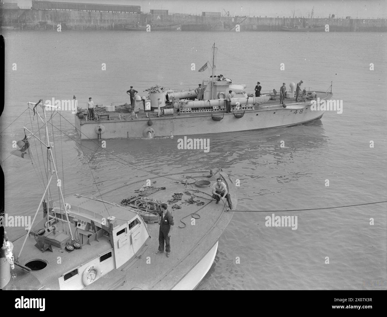 THE ROYAL NAVY DURING THE SECOND WORLD WAR - MTB craft at Dover Naval ...